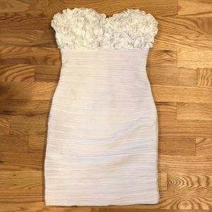 White body con dress